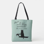 Tote Bag Le chat est un Jerk (Dos)