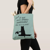 Tote Bag Le chat est un Jerk (De près)