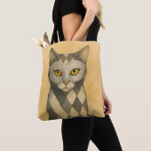 Tote Bag Le Chat Masqué Vénitien (De près)