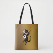 Tote Bag Le Chat Musical, (Devant)