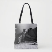 Tote Bag Le chat rencontre la guitare (Devant)