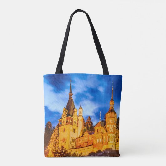 Tote Bag Le château de Peles Sinaia (Dos)
