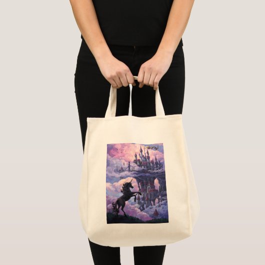Tote Bag Le château de Unicorn (Devant (produit))