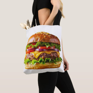 Tote Bag Le cheeseburger appétissant de SlipperyJoe crousti