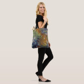 Tote Bag Le chemin à travers les iris par Claude Monet (Sur le modèle)
