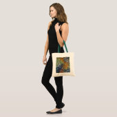 Tote Bag Le Chemin à travers les iris par Claude Monet (Devant (modèle))