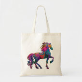 Tote Bag Le Cheval Brodé (Devant)