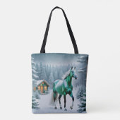 Tote Bag Le Cheval Vert Enchanté (Dos)