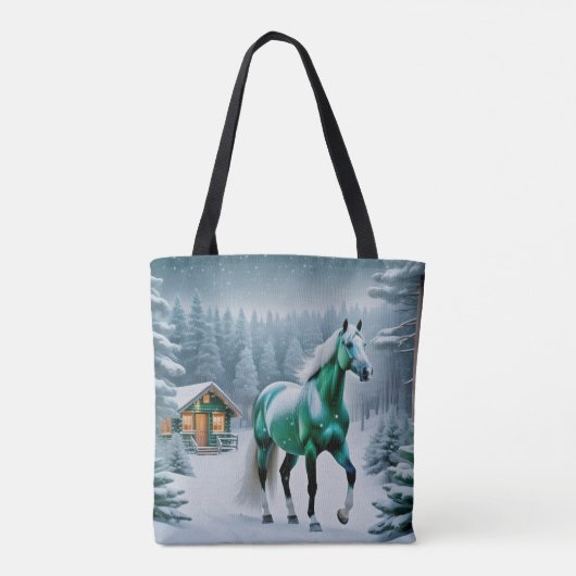 Tote Bag Le Cheval Vert Enchanté (Dos)