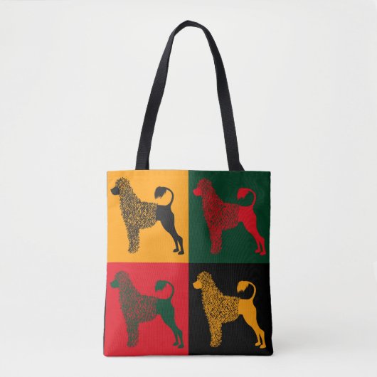 Tote Bag Le chien d'eau portugais intelligent (Devant)