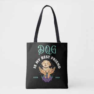 TOTE BAG LE CHIEN EST MON MEILLEUR AMI JOURNÉE DU CHIEN AMA