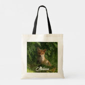 Tote Bag Le chou renard dans une forêt verte (Dos)