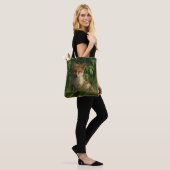 Tote Bag Le chou renard dans une forêt verte (Sur le modèle)