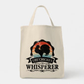 Tote Bag Le Chuchoteur de Poulets Drôle (Dos)