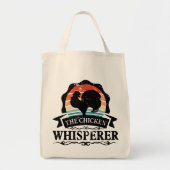 Tote Bag Le Chuchoteur de Poulets Drôle (Devant)
