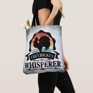 Tote Bag Le Chuchoteur de Poulets Drôle