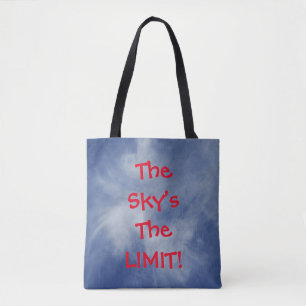 Tote Bag Le ciel est la LIMIT ! sur un