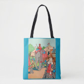 Tote Bag Le cirque arrive en ville (Devant)