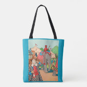 Tote Bag Le cirque arrive en ville (Dos)
