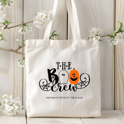 Tote Bag Le Citrouille Ghost Halloween de Boo Crew Personna