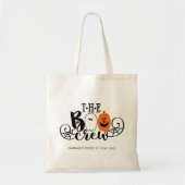 Tote Bag Le Citrouille Ghost Halloween de Boo Crew Personna (Devant)