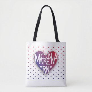 Tote Bag Le coeur de Mackenna RN Lover Fourre-tout