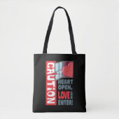 Tote Bag Le coeur ouvert, l'amour peut entrer (Saint-Valent (Devant)