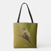 Tote Bag Le colibri d'Anna sur la Trumpetvine écarlate (Dos)