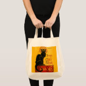 Tote Bag Le Conversation Noir Le Chat Noir (Devant (produit))