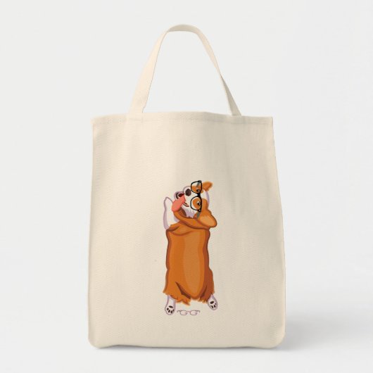 Tote Bag Le corgi Sploot (Devant)