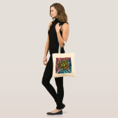 Tote Bag "Le coucher de soleil et les rêves des îles - Fidj (Devant (modèle))