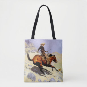 Tote Bag Le Cowboy par Remington, Cavalerie Militaire Vinta
