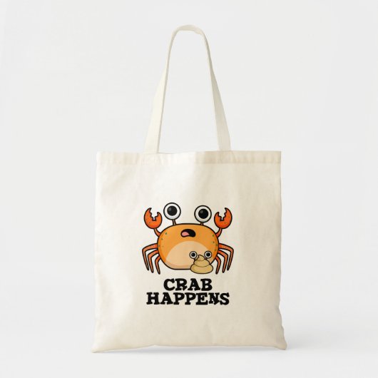 Tote Bag Le crabe se produit un animal amusant (Devant)