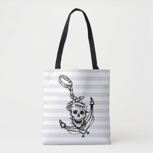 Tote Bag Le crâne et l'Ancre des Goonies (Devant)