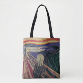 Tote Bag Le Cri d'Edvard Munch, Expressionnisme Vintage (Devant)