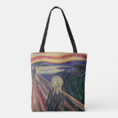 Tote Bag Le Cri d'Edvard Munch, Expressionnisme Vintage (Dos)