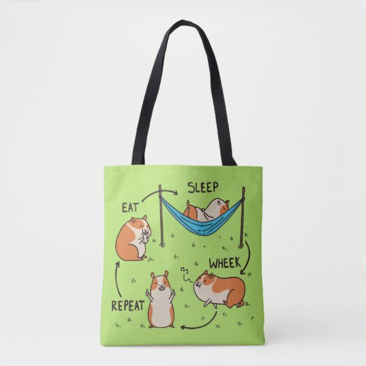 Tote Bag Le cycle de vie d'un cobaye (Devant)