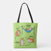 Tote Bag Le cycle de vie d'un cobaye (Dos)