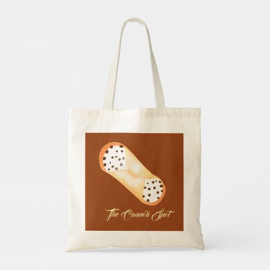 Tote Bag Le délicieux dessert Cannoli (Dos)