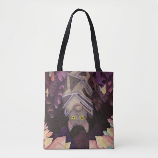 Tote Bag Le design de la chauve-souris de Nicole.  (Devant)