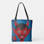 Tote Bag Le diable d'Halloween (Dos)