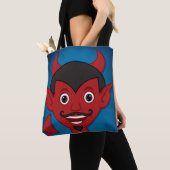 Tote Bag Le diable d'Halloween (De près)
