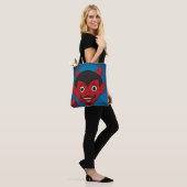 Tote Bag Le diable d'Halloween (Sur le modèle)