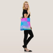 Tote Bag Le doux Art beau Couleur éclate. Conception de sur (Sur le modèle)