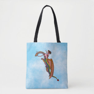 Tote Bag Le dragon arc-en-ciel