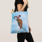 Tote Bag Le dragon arc-en-ciel (De près)