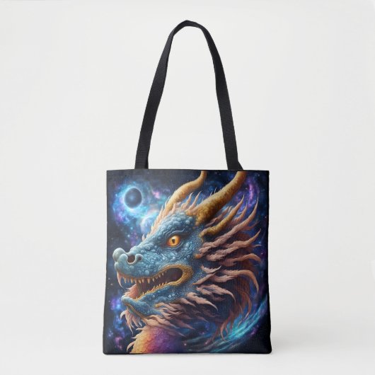Tote Bag Le dragon cosmique (Devant)