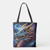 Tote Bag Le dragon cosmique (Dos)