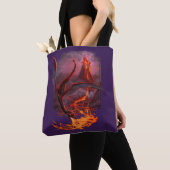 Tote Bag Le dragon de lave de Cody (De près)