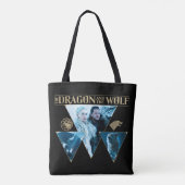 Tote Bag Le Dragon et le Wolf Daenerys & Jon Graphic (Dos)